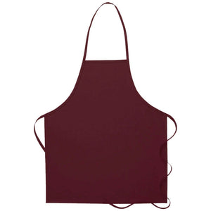 Cardi / DayStar Maroon Deluxe Bib Apron (No Pocket)
