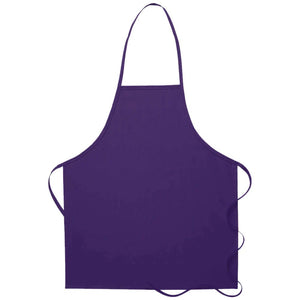 Cardi / DayStar Purple Deluxe Bib Apron (No Pocket)