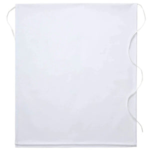 Cardi / DayStar White Four Way Long Bistro Apron (No Pockets)