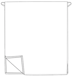 Cardi / DayStar Four Way Long Bistro Apron (No Pockets)