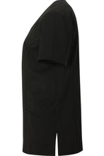 Edwards Ladies' Black Power Stretch Mock Wrap Tunic