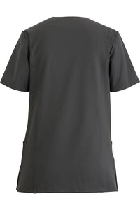 Edwards Ladies' Steel Grey Power Stretch Mock Wrap Tunic