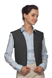 Cardi / DayStar Charcoal No Pocket Unisex Vest with No Buttons