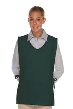 Cardi / DayStar Hunter Green Squared V-Neck Cobbler Apron (2 Pockets)