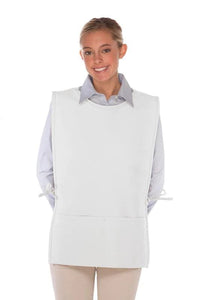 Cardi / DayStar White / Regular Squared Cobbler With Rounded Neck Apron (2 Pockets)