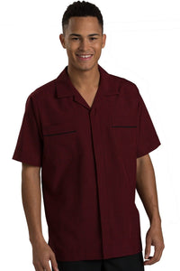 Edwards Men's Pinnacle Service Shirt - Burgundy