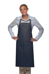 Cardi / DayStar Navy Deluxe Butcher Adjustable Apron (1 Pocket)