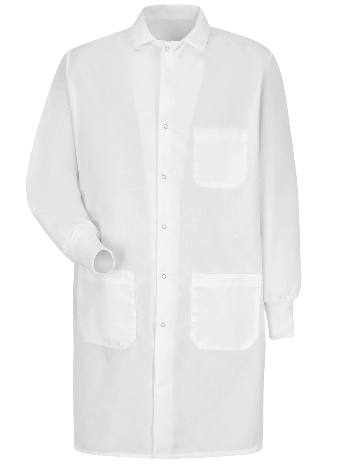 Red Kap Unisex White Specialized Cuffed Lab Coat