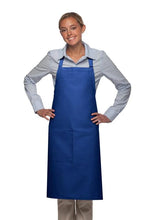 Cardi / DayStar Royal Blue Deluxe Butcher Adjustable Apron (1 Pocket)