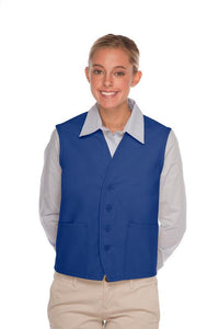 DayStar Royal Blue 4-Button Unisex Vest with 2 Pockets