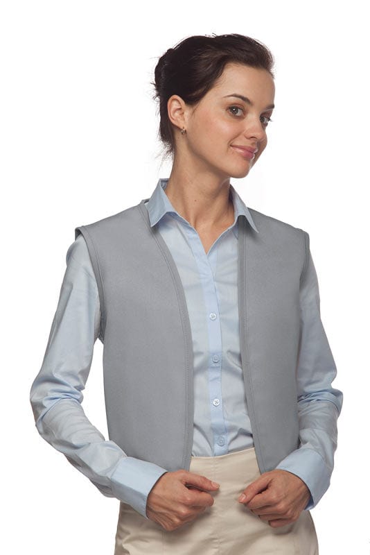 Cardi / DayStar Silver No Pocket Unisex Vest with No Buttons
