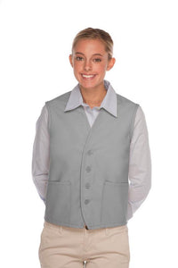 DayStar Silver 4-Button Unisex Vest with 2 Pockets