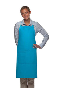 Cardi / DayStar Turquoise Deluxe Butcher Adjustable Apron (2 Pockets)