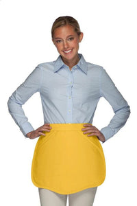 Cardi / DayStar Yellow Scalloped Waist Apron (2 Pockets)